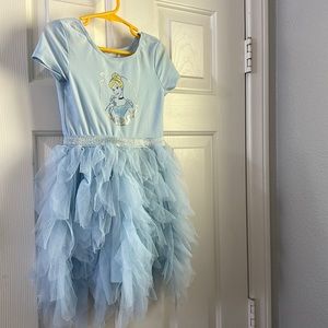 Cinderella dress size 5 light blue